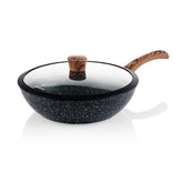 Wok with Glass Lid