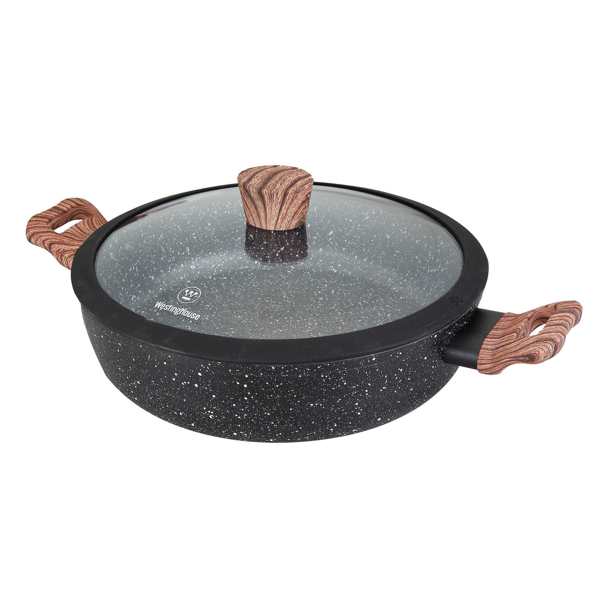 Low Casserole with Glass Lid