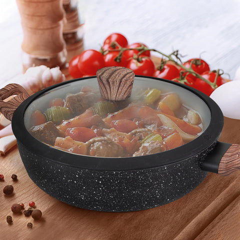Low Casserole with Glass Lid