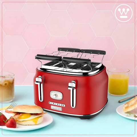 4 Slice Colour Toaster