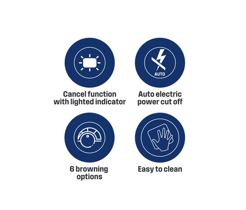 Toaster 2 Slice White Body Toaster